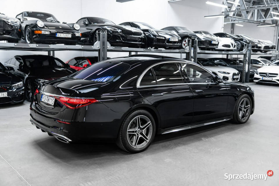 Mercedes S 580 26 Gwarancja Monitory skrętna oś czujnik parkowania Samochody osobowe Węgrzce