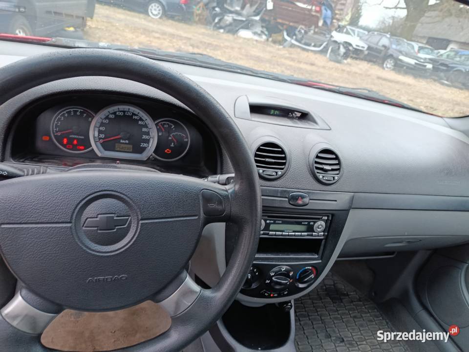 Chevrolet Lacetti 14 6950 kW 2006 r dawca części osobowe Szklarka Myślniewska