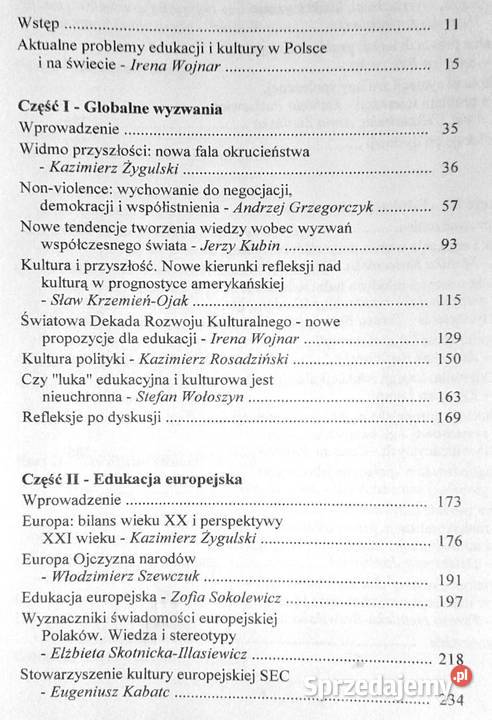 Edukacja wobec wyzwań XXI wieku Irena Wojnar lubelskie