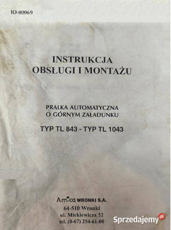 Pralka automatyczna o górnym załadunku Amica dolnośląskie Góra