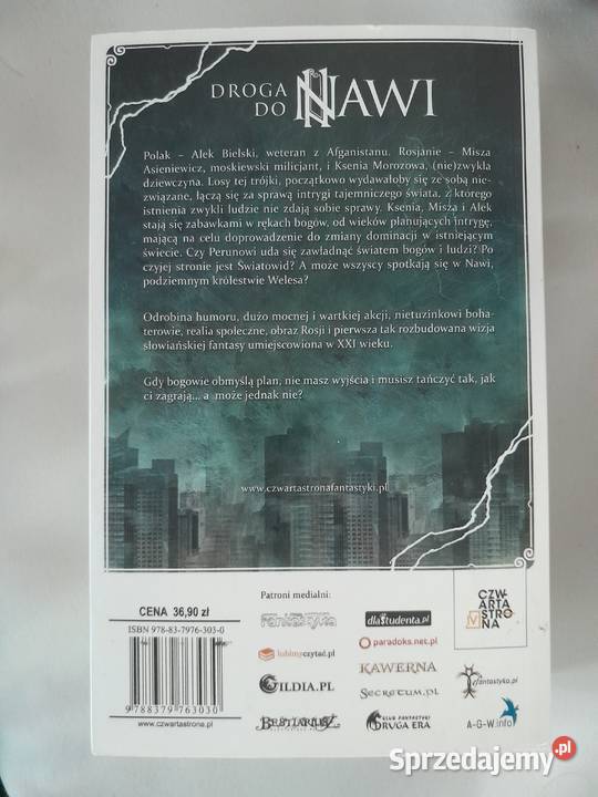 Książka fantastyka Droga do Nawi małopolskie Wieliczka