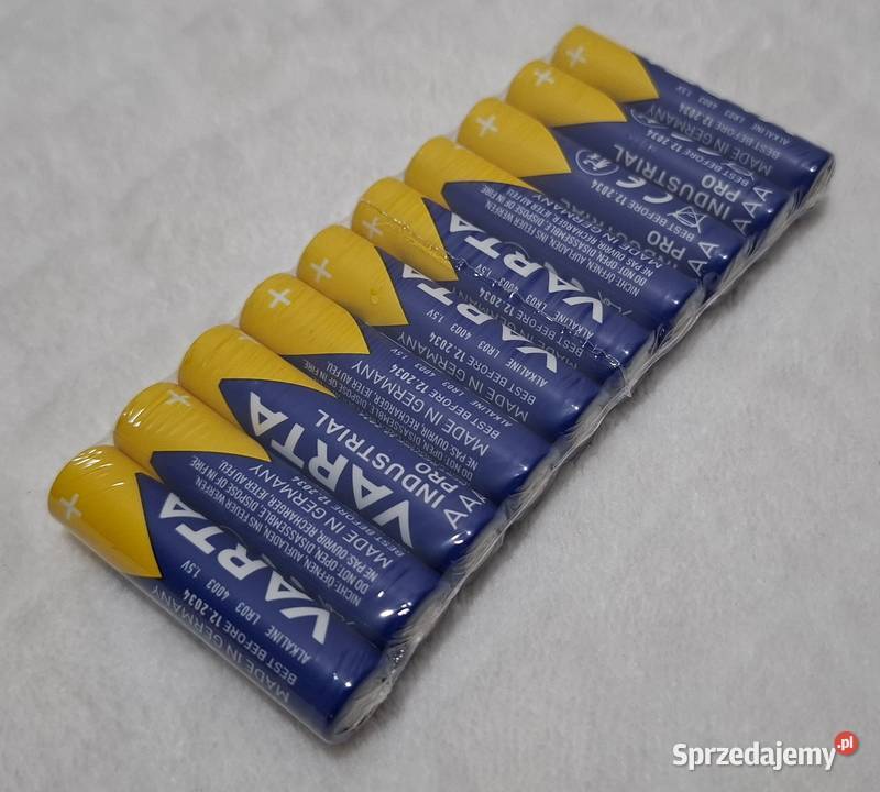 Bateria AAA LR03 15V Varta Industrial PRO 10 Czeladź