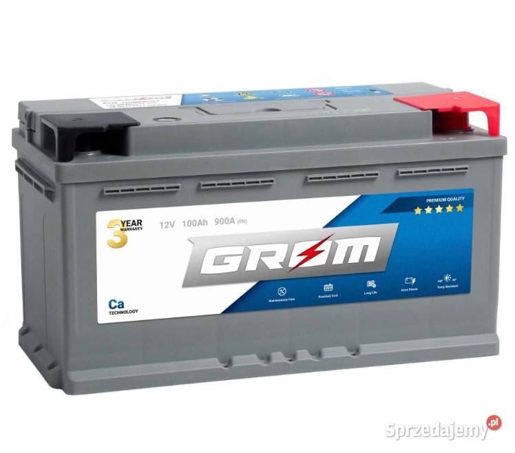 Akumulator GROM Premium 100Ah 900A EN DTR sprzedam