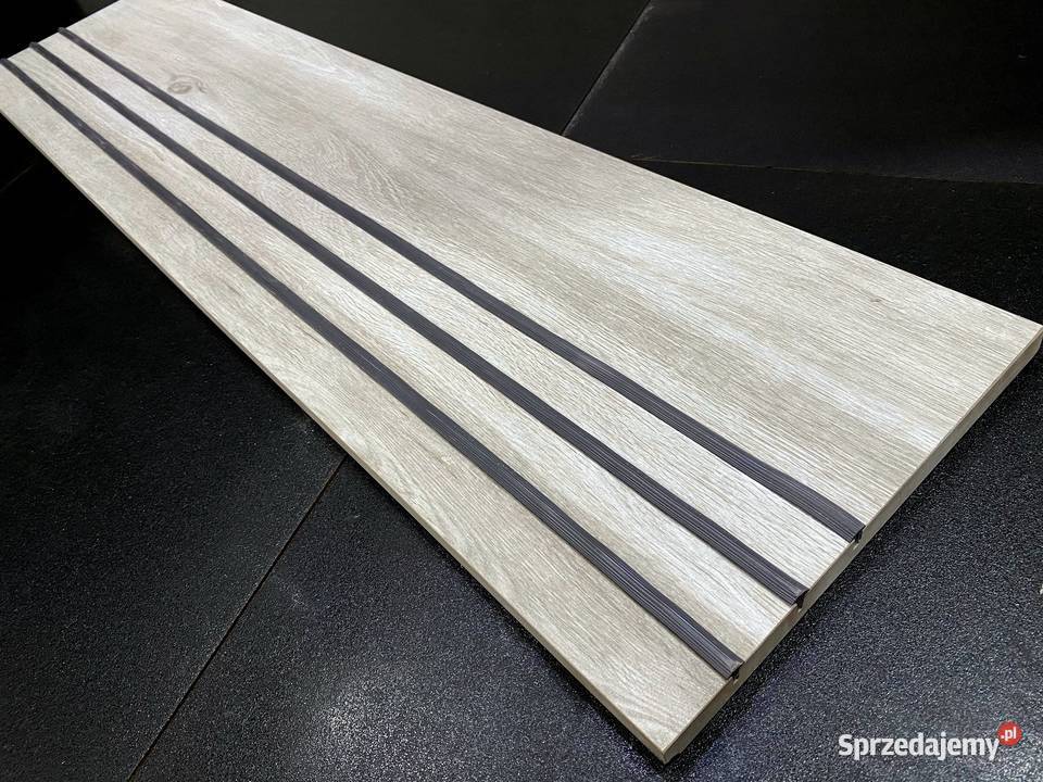 Grube 2 płyty 120x30 tarasowe drewnopodobne GUMA Łask