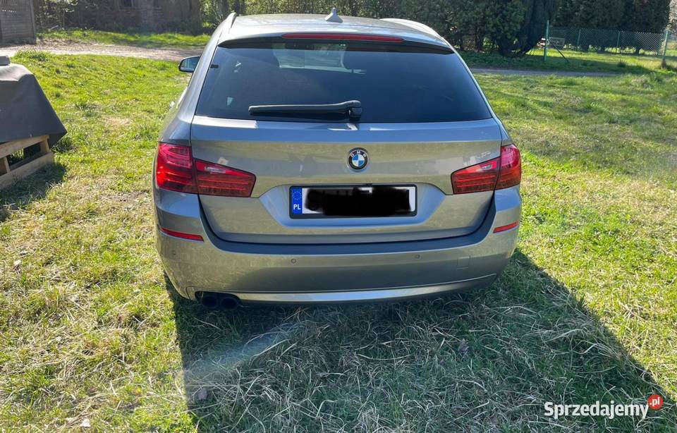 BMW 525d f11 2015 zadbane prywatnie światła przeciwmgielne śląskie