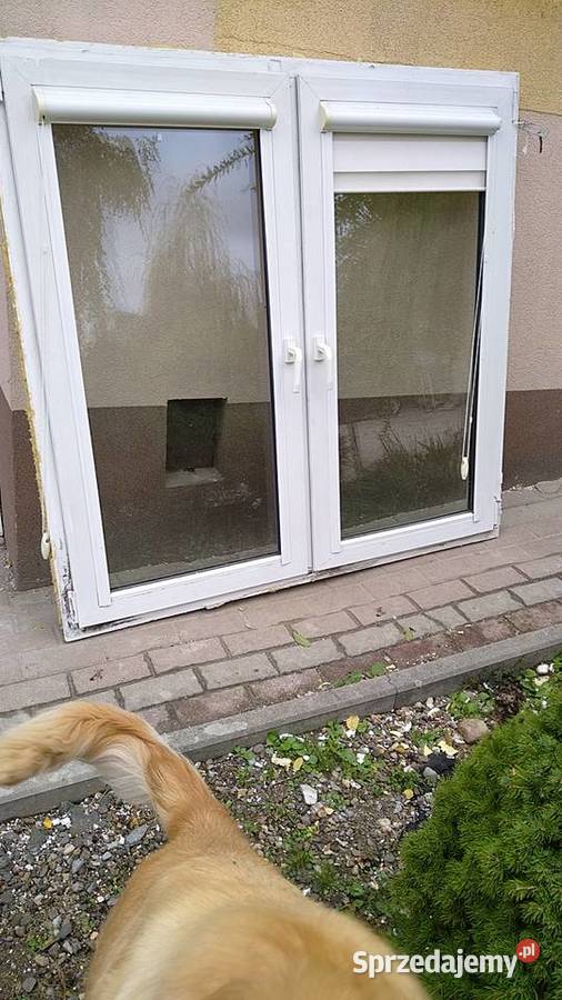 Okno okna z demontażu pcv Okna ścienne Złota