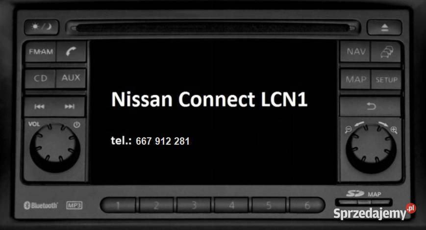 Kod PIN do radia Nissan Note Qashqai Micra Juke