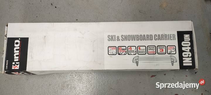 Bagażnik na narty snowboard duży Tarnów