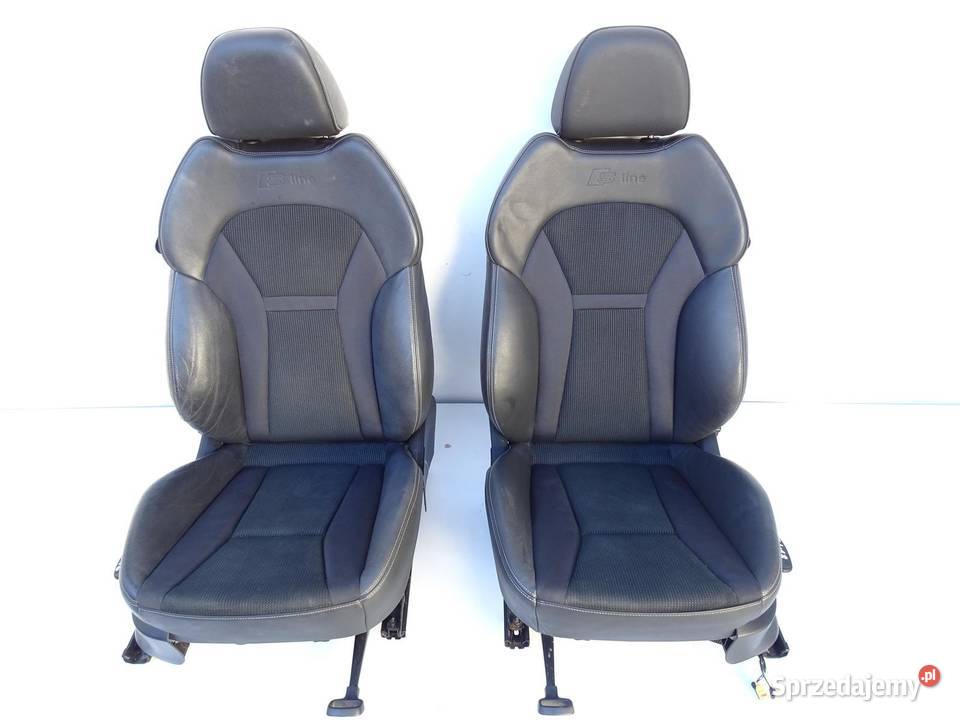 FOTELE FOTEL KANAPA PÓŁSKÓRA KOMPLET SLINE AUDI