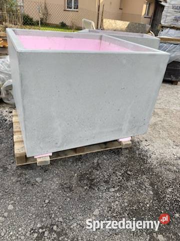 Donica betonowa duża 80x80x80h beton małopolskie Kraków