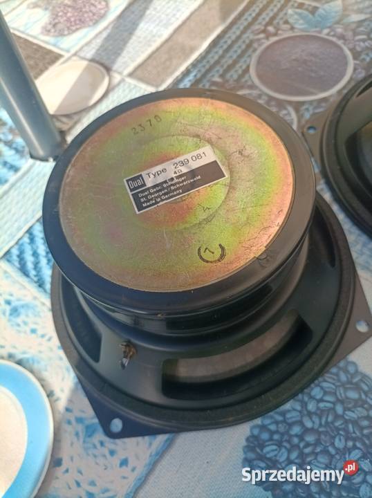 Głośniki niskotonowe Dual 4 Ohm 20 vintage Płock sprzedam