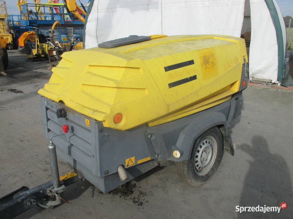 Sprężarka śrubowa kompresor Atlas Copco XAS87KD Pleszew