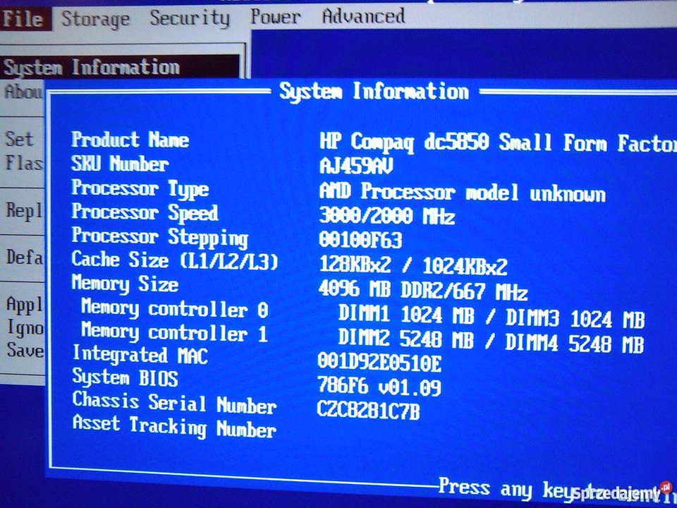 HP DC5850 SFF 4GB 80GB HD POZNAŃ Poznań sprzedam