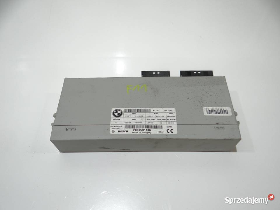 MODUŁ STEROWNIK KLAPY BMW F11 7317513 osobowe Strzyżewice