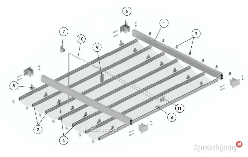 Dach tkaniniowy do pergoli Sanea zadaszenia Lublin