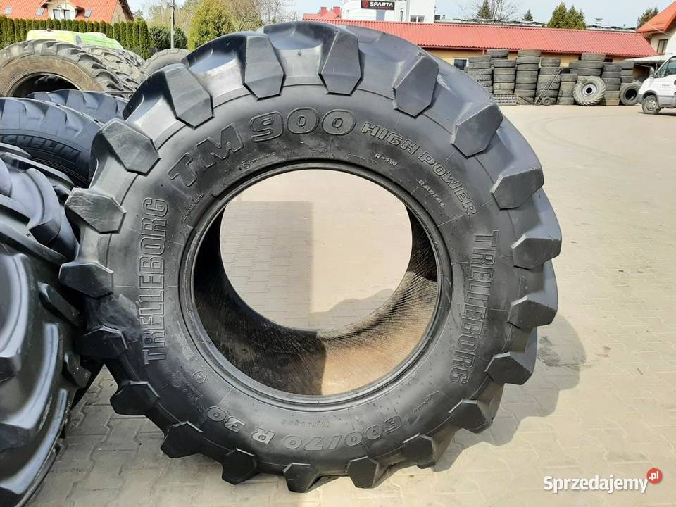 2x Opona używana rolnicza 60070R30 TRELLEBORG podlaskie Zaścianki sprzedam