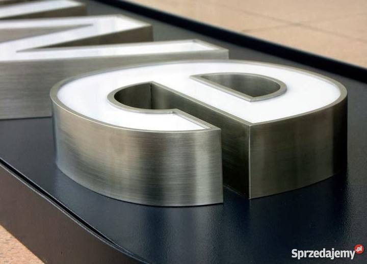 LITERY 3D litery przestrzenne blokowe reklama małopolskie Myślenice