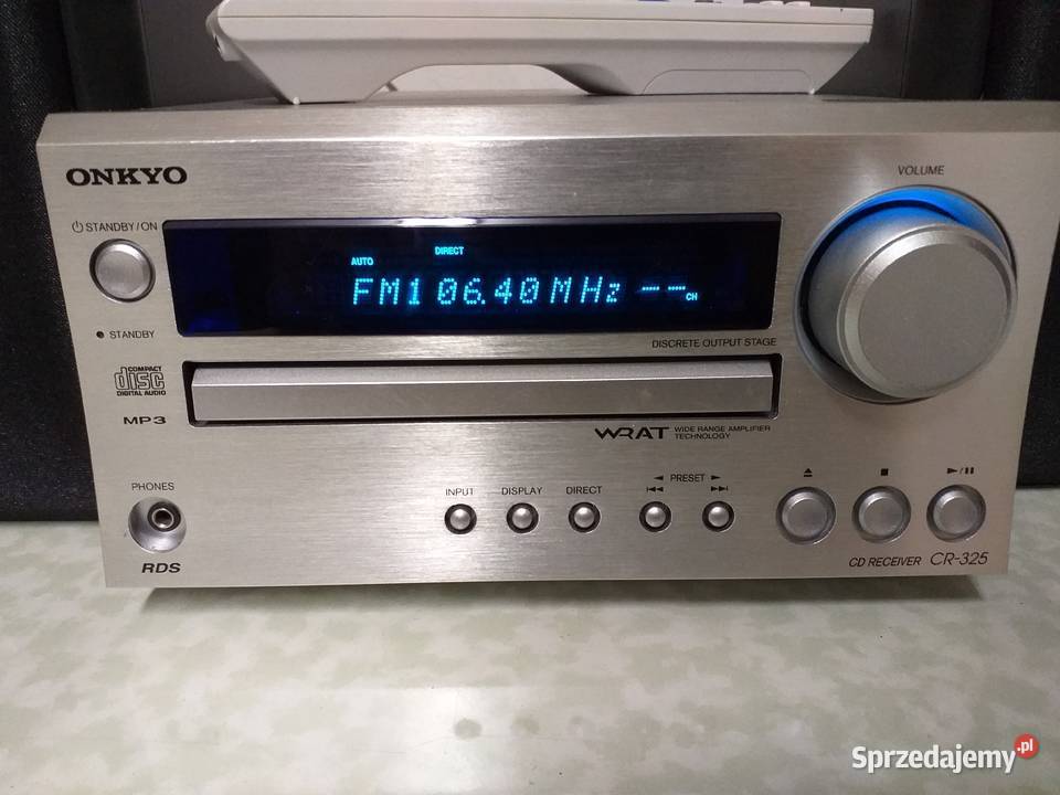 amplituner onkyo cr325 pilot głośniki onkyo d035