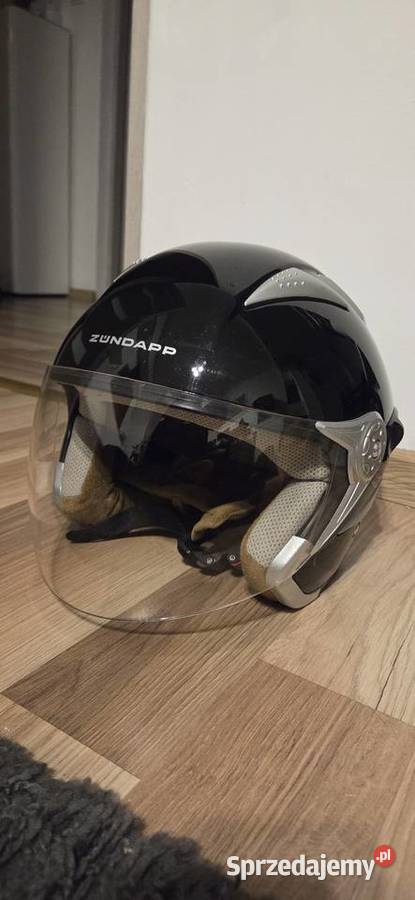 Kask otwarty na skuter motorower Zndapp Czarny warmińsko-mazurskie