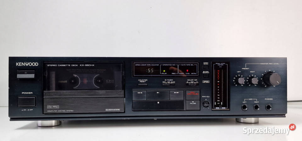 Kenwood magnetofon dwukasetowy KX 660 HX KX660HX Międzychód