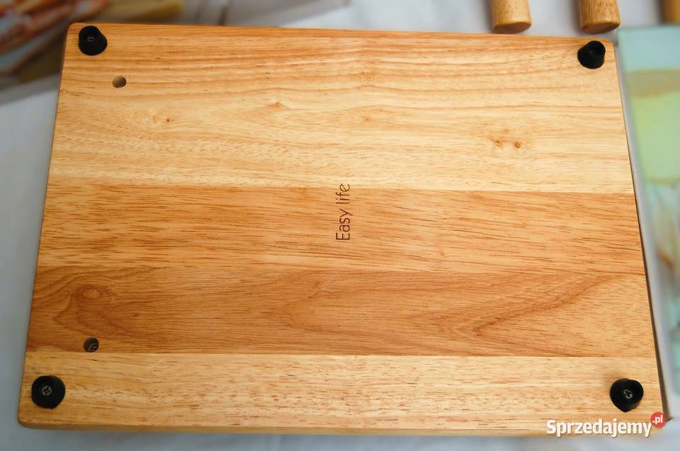 Drewniana deska do serów z 4 nożami 355 x 26 Lublin sprzedam