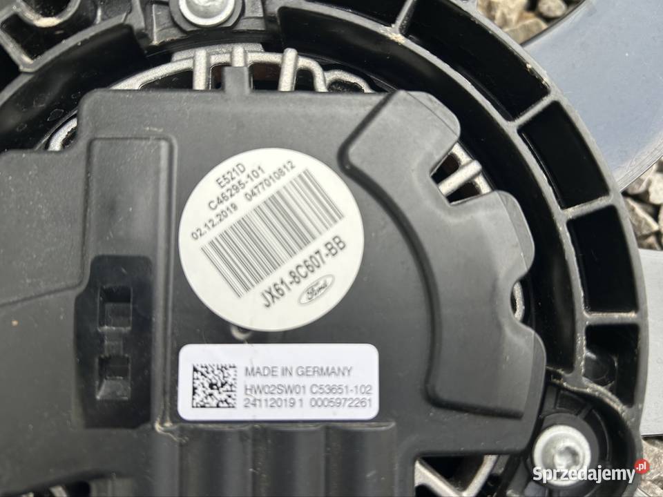 Osłona wentylatora Ford Focus MK 4 kompletna osobowe śląskie Tarnowskie Góry