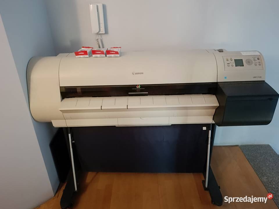 PLOTER CANON IPF 710 3 NOWE TONERY BK Drukarki i skanery Częstochowa sprzedam