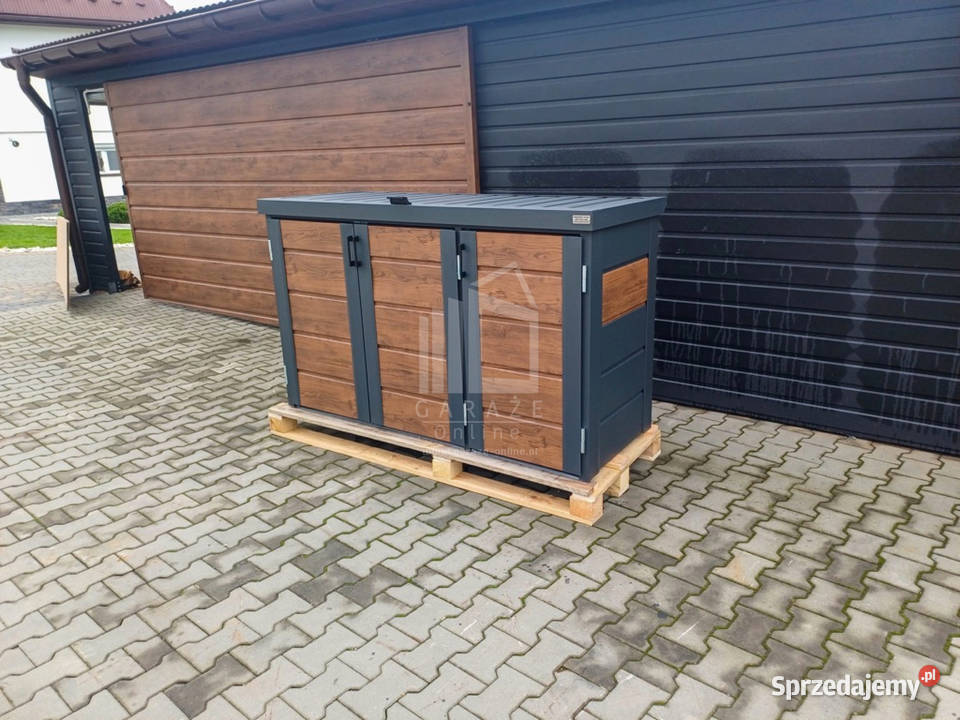 Zabudowa koszy na śmieci wiata obudowa Zielona Góra