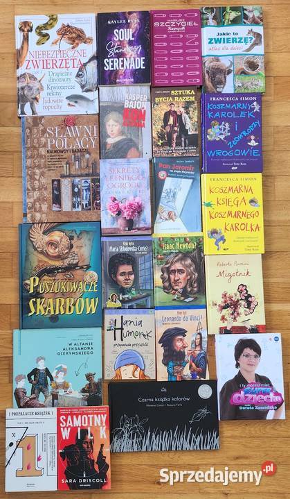 Zestaw 41 książek wszystkich Warszawa