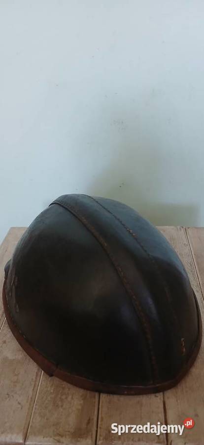 Staty skórzany kask górniczy Antyki, Sztuka, Kolekcje