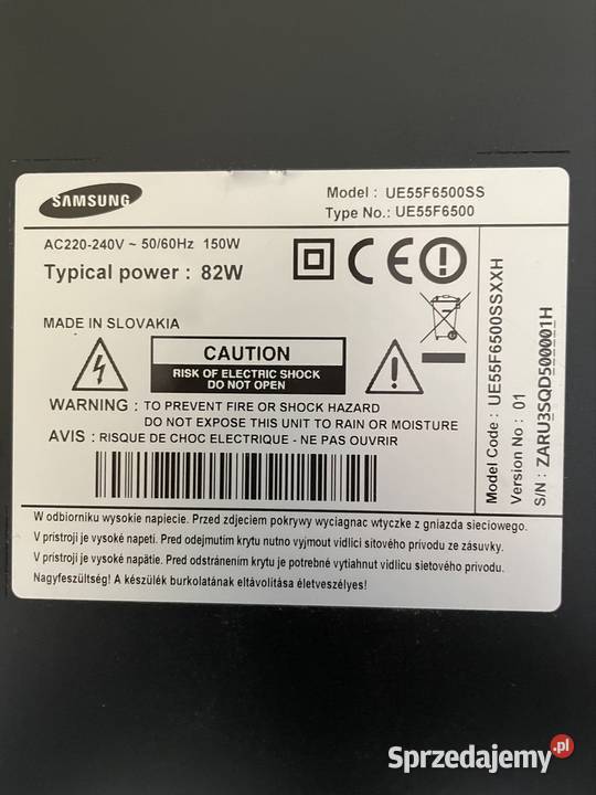 Samsung 55 kompletna elektronika Bielsko-Biała sprzedam