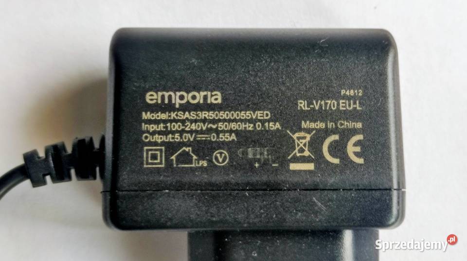 ORYGINALNA ŁADOWARKA SIECIOWA EMPORIA RLV170 EUL mazowieckie Pruszków