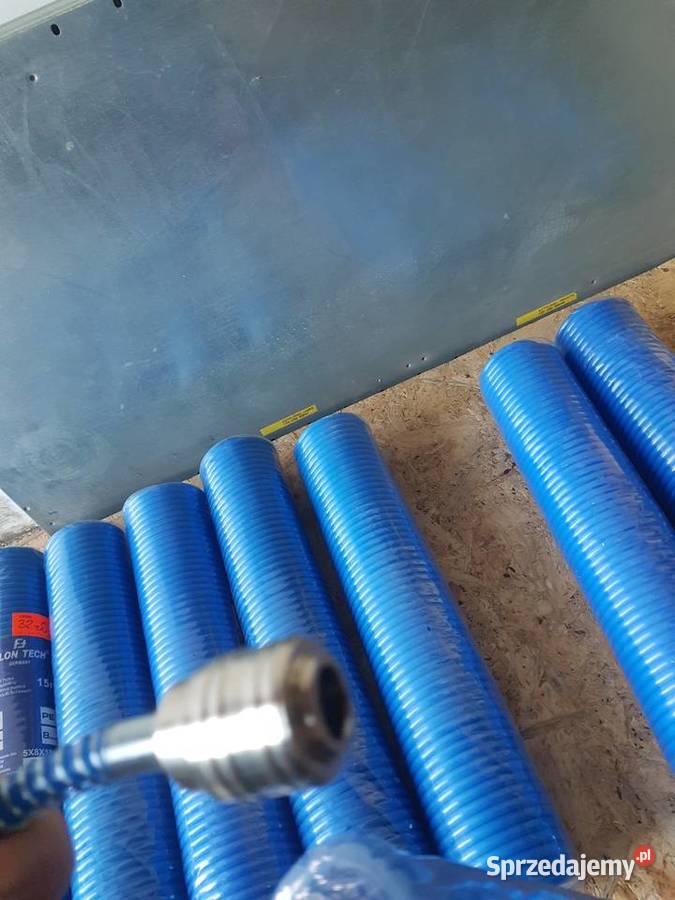 WĄŻ SPIRALNY 5x8 mm 15m PRZEWÓD DO KOMPRESORA Głogowa sprzedam