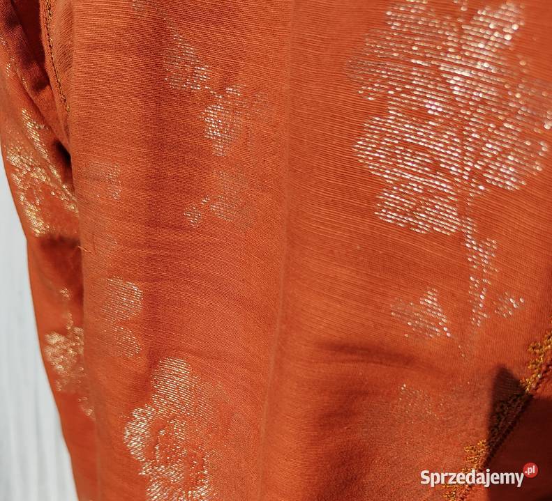 Pomarańczowa tunika sukienka L 40 hippie boho Szczecin