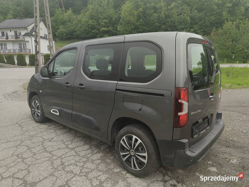 Citroen Berlingo 2020r 15 102 mały przebieg 115 Wielka Wieś