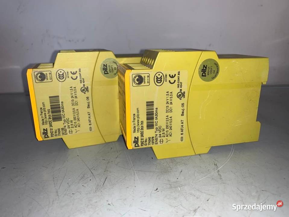 Pilz P2HZ X1 24DC 3no 1 nc Safety relay used mazowieckie Warszawa sprzedam