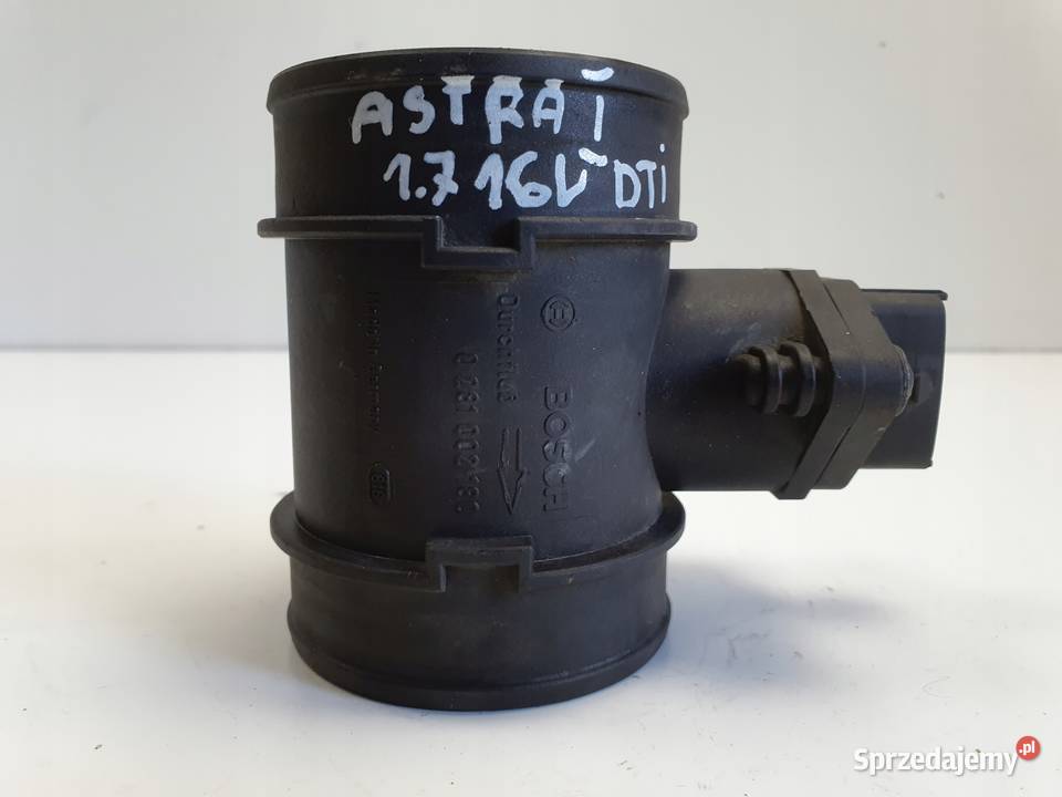Opel Astra II G 17 DTI PRZEPŁYWOMIERZ POWIETRZA Janów