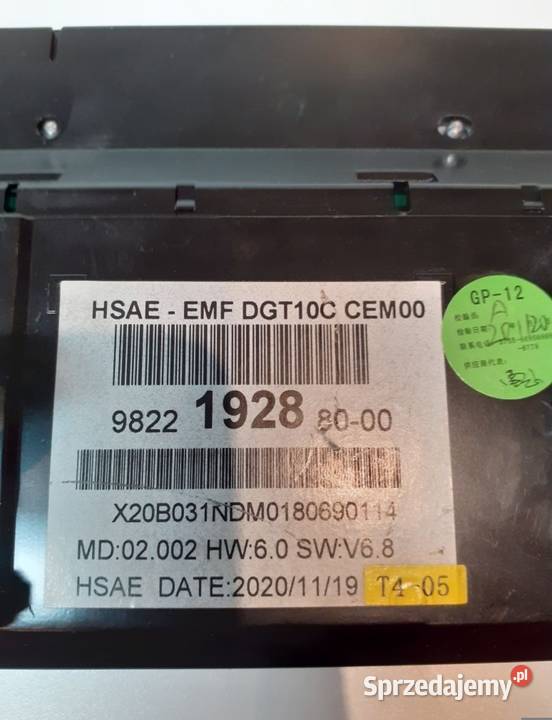 Wyświetlacz ekran dotykowy LCD PEUGEOT CITROEN Białystok