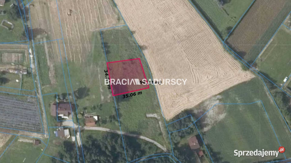 sprzedaży działki 1145m2 Grajów Sprzedaż