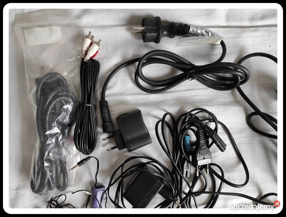 Zestaw kabli zasilaczy ładowarek Nowe i używane Płock sprzedam