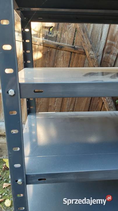 Metalowy regał z 9 półek 185 x 100 x41 100cm Dobczyce sprzedam