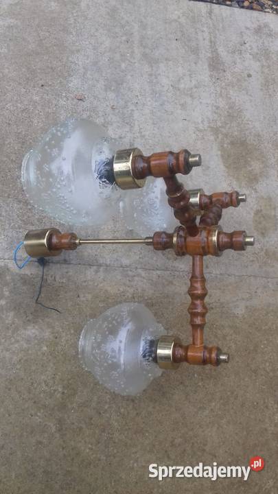 Retro lampa wiszaca z 1975 roku firmy Jilove Pozostałe Lubań sprzedam