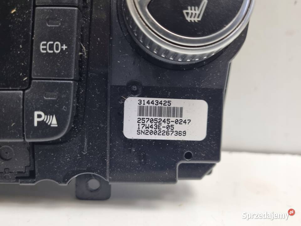 PANEL KLIMATYZACJI Volvo S60 II V60 I XC60 I lubelskie Rudka