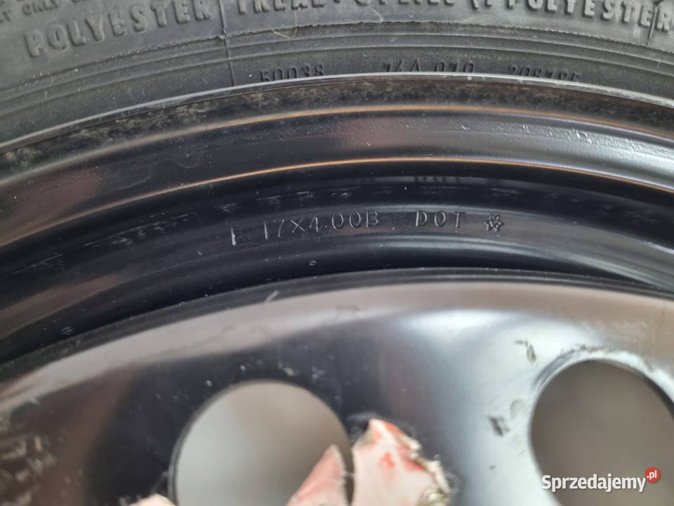 KOŁO DOJAZDOWE Opel Insignia A 12570 R17 5x120 Samochodowe Chełm