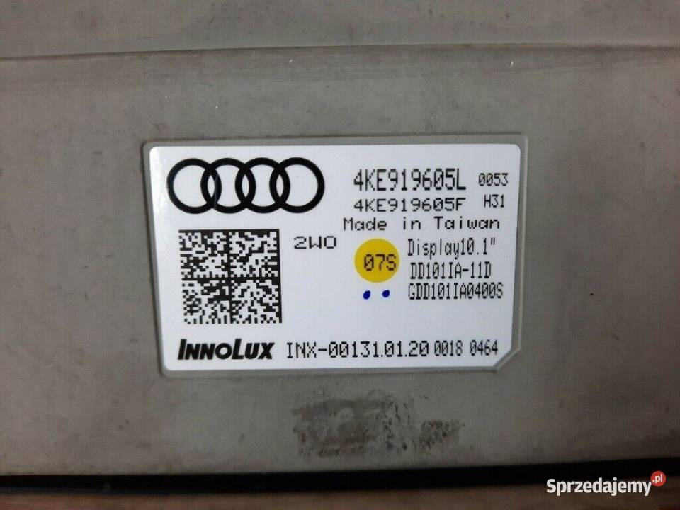 Wyświetlacz AUDI ETRON 4KE919605L Świerzawa