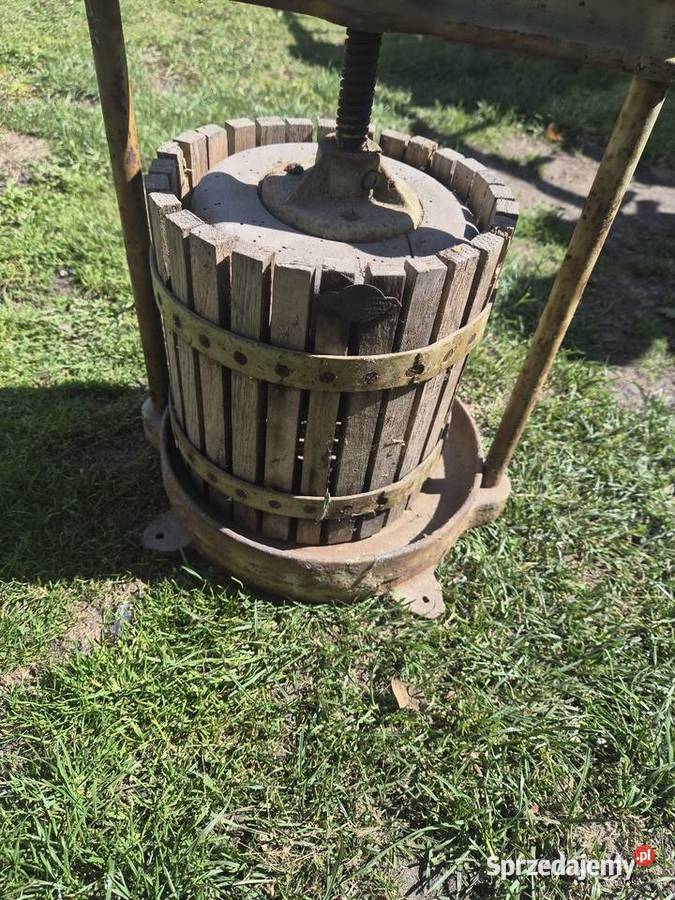 Zabytkowa prasa do owoców świętokrzyskie Wola Jachowa sprzedam