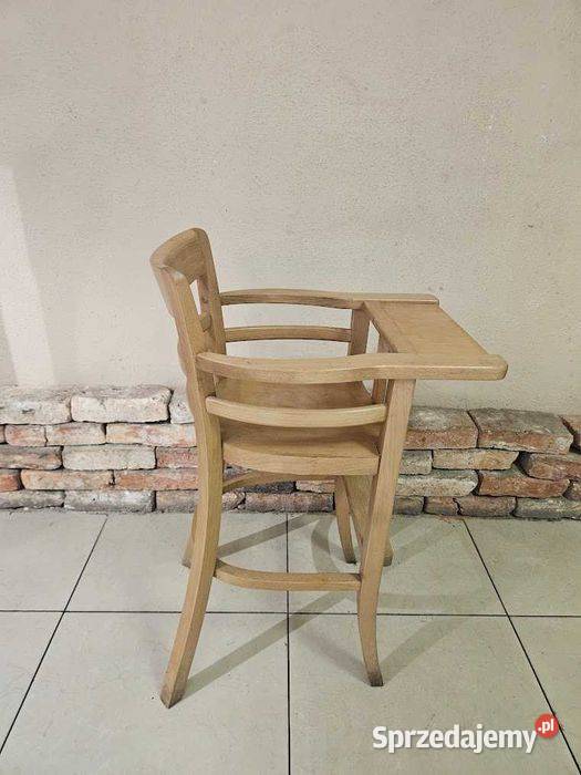 Krzesełko do karmienia vintage PAGED solidne i Góra