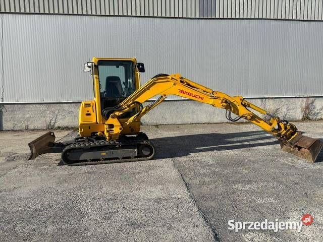 Minikoparka Takeuchi TB235 2014 r Kabina Maszyny budowlane Chojnów