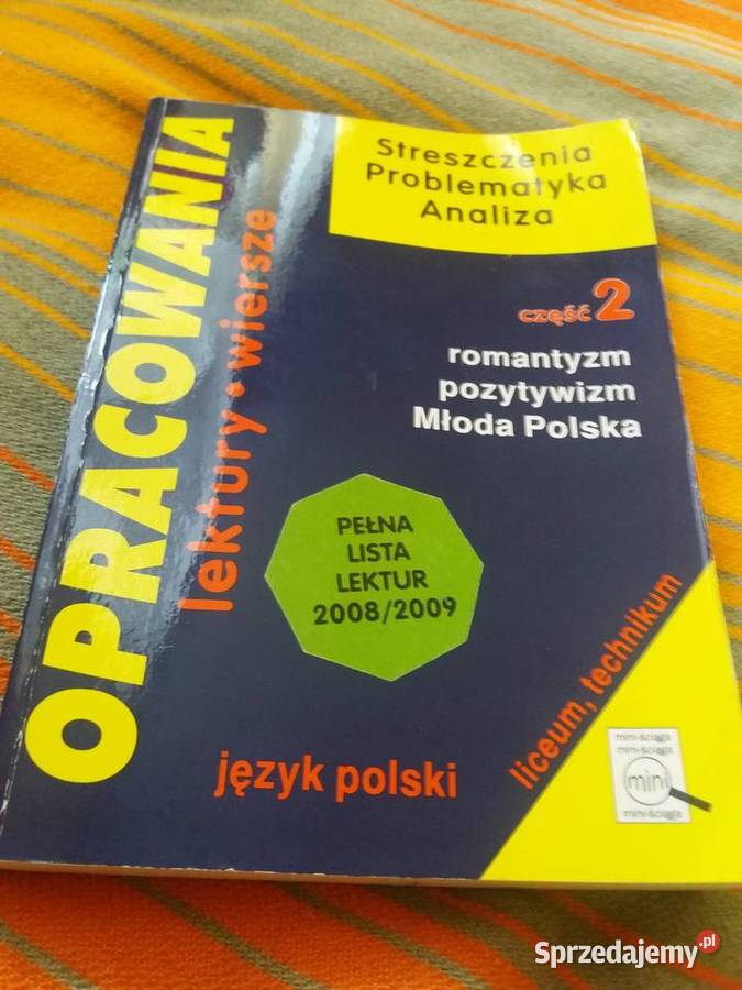 Opracowania Romantyzm pozytywizm Młoda Polska Kielce sprzedam