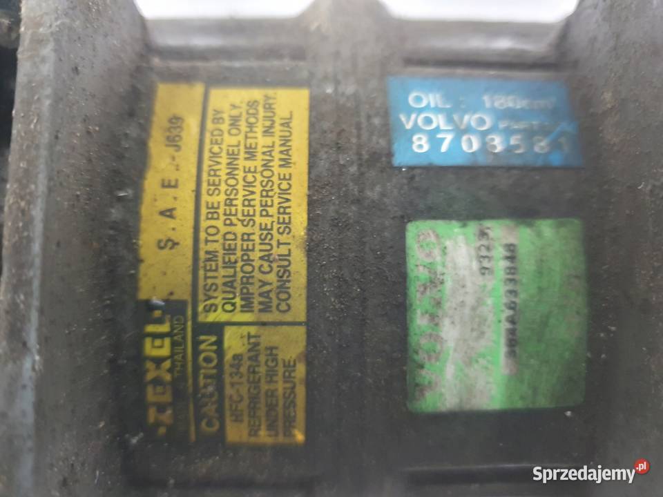 SPRĘŻARKA KLIMATYZACJI Volvo S80 24 B pompa lubelskie sprzedam